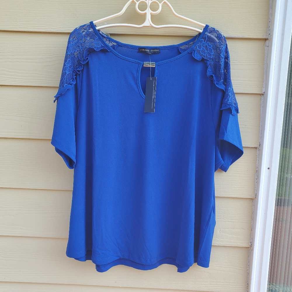 Adrienne Vittadini  women t-shirt short sleeve  sz 3x